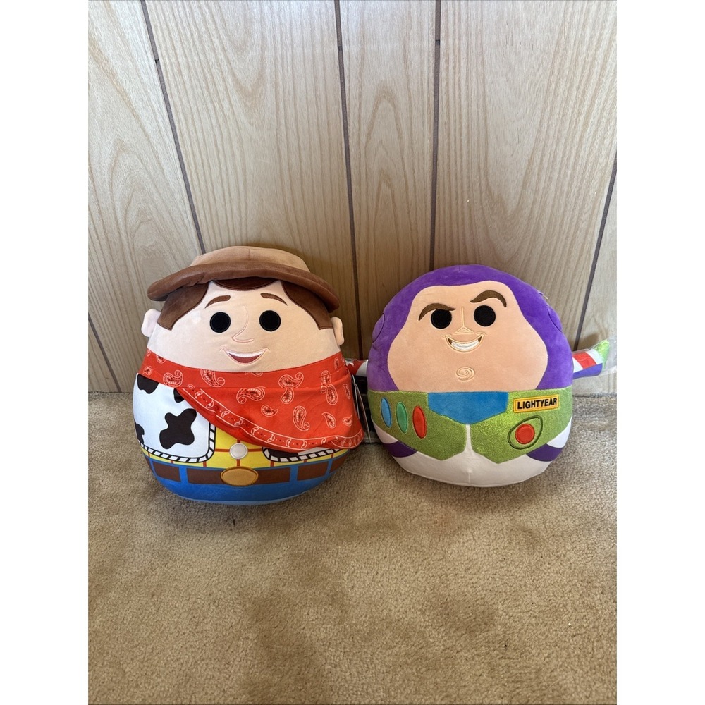 Toy Story 5-Set Of 2 Squishmallows Woody & Buzz Lightyear